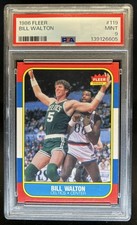 1986-87 Fleer Bill Walton #119 Celtics PSA 9