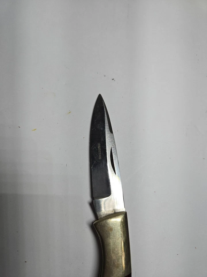 老式巴基斯坦口袋刀木柄 — 第 3/4 张图片