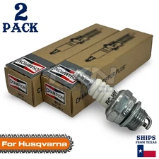 2 Pack Champion Spark Plug - For 394XPG Husqvarna Chainsaw