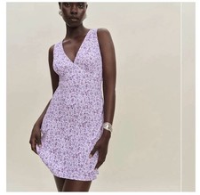 Reformation Floral Calix sleeveless Dress womens XL Slip Spring Summer Mini