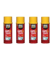 Great Stuff 12 Oz. Gaps and Cracks Insulating Spray Foam Sealant 4 pack