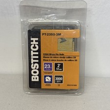 Bostitch 2” 23-Gauge Straight Coated Collated Pin🔨Nails(3000-Per Box)PT-2350-3M