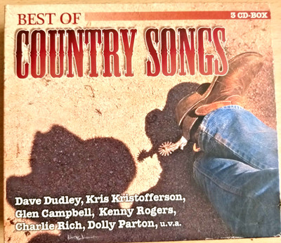 Best of Country (3CD-BOX) Kenny Rogers Dolly Parton Dave Dudley Glen Campbell