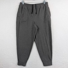 VARLEY Brushed Rib Slim Cuff Pant 25 Women s Large Jogger Gray Black Marl