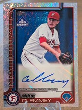 2025 Topps Pro Debut - Alex Clemmey #PD-14 Sparkle Foil Autographs /175 (AU, RC)