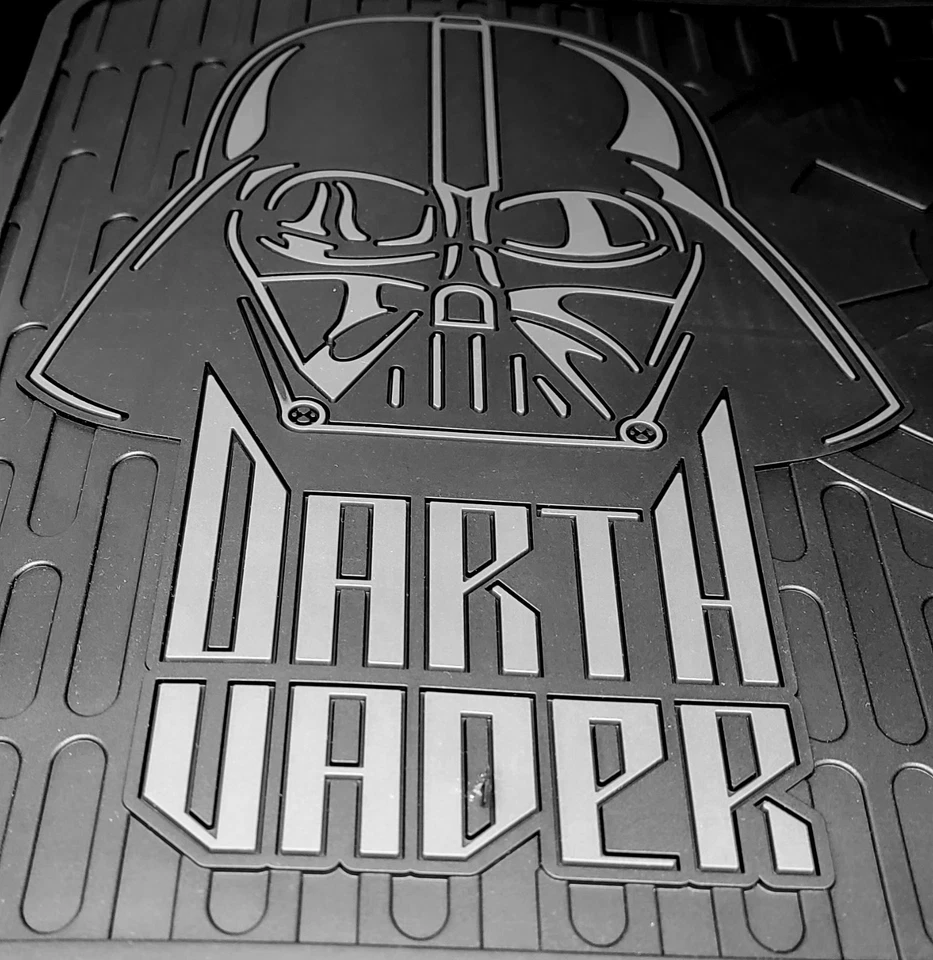 Juego de alfombrillas de goma de alta resistencia Star Wars Darth Vader para Audi Foto 4 de 4