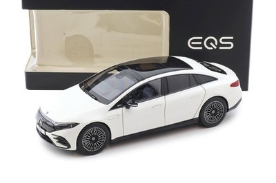 1:18 NZG Mercedes EQS V297 Limousine opalite white bright matt DEALER VERSION