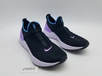 Nike React Phantom Run Flyknit 2 Women's Size 7.5 Running Shoes Black *Worn once