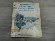 1979 Ford Automatic Overdrive Transmission Manual Operation Diagnosis Training