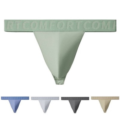 Herren Einfarbig G String Unterwäsche Niedrige Taille Mischung Hautfreundlich T