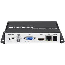 H.265 H.264 IP Video Decoder HDMI VGA CVBS Video Audio Streaming Decoder RTMP HL