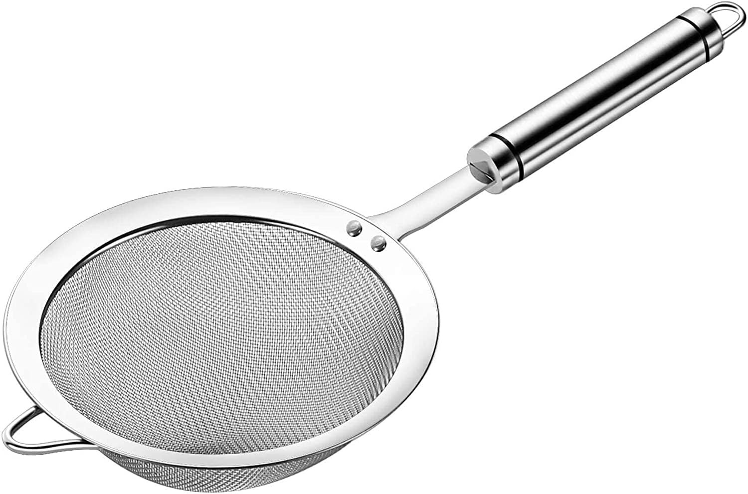 4.72-Inch 304 Stainless Steel Fine Mesh Kitchen Strainer and Colander Sieve