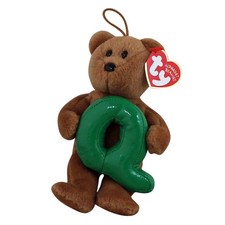 Ty Beanie Baby Q - MWMT (Bear Letter Alphabet)