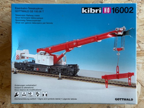 KIBRI H0 1:87 BAUSATZ 16002 EISENBAHN TELESKOPSKRAN GOTTWALD NEU IN OVP (M-6) | Zustand: Neu