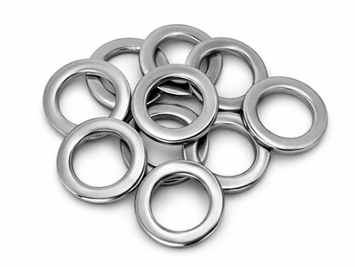 Stainless Steel Standard Mag Washers - Set of 20,Silver