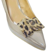 Animal Print Metal Shoe Clips 2pcs, Shoe Accessories, Statement Shoe Charms