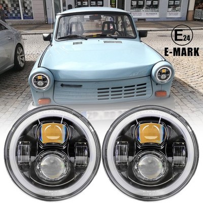 Für Trabant 1.1, P50, P600 Zertifikat LED Scheinwerfer mit Tagfahrlicht E24
