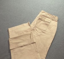 New York & Co Pants Women's 14 Stretch Office Lounge Minimalist Preppy Khaki