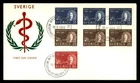 Mayfairstamps Sweden FDC 1963 Medicinalstyrelsen Caduceus First Day Cover aaw_73