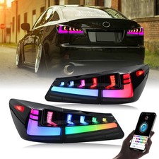 1 Pair Rgb Led Tail Lights For 2006-2013 Lexus Is250 Is350 Isf Turn Signal 1 Pair Rgb Led Tail Lights For 2006-2013 Lexus Is250 Is350 Isf Turn Signal