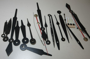 LOT OF VINTAGE MODERN CLOCK HANDS CLOCKMAKER REPAIR PARTS CRAFT ASSORTED #1