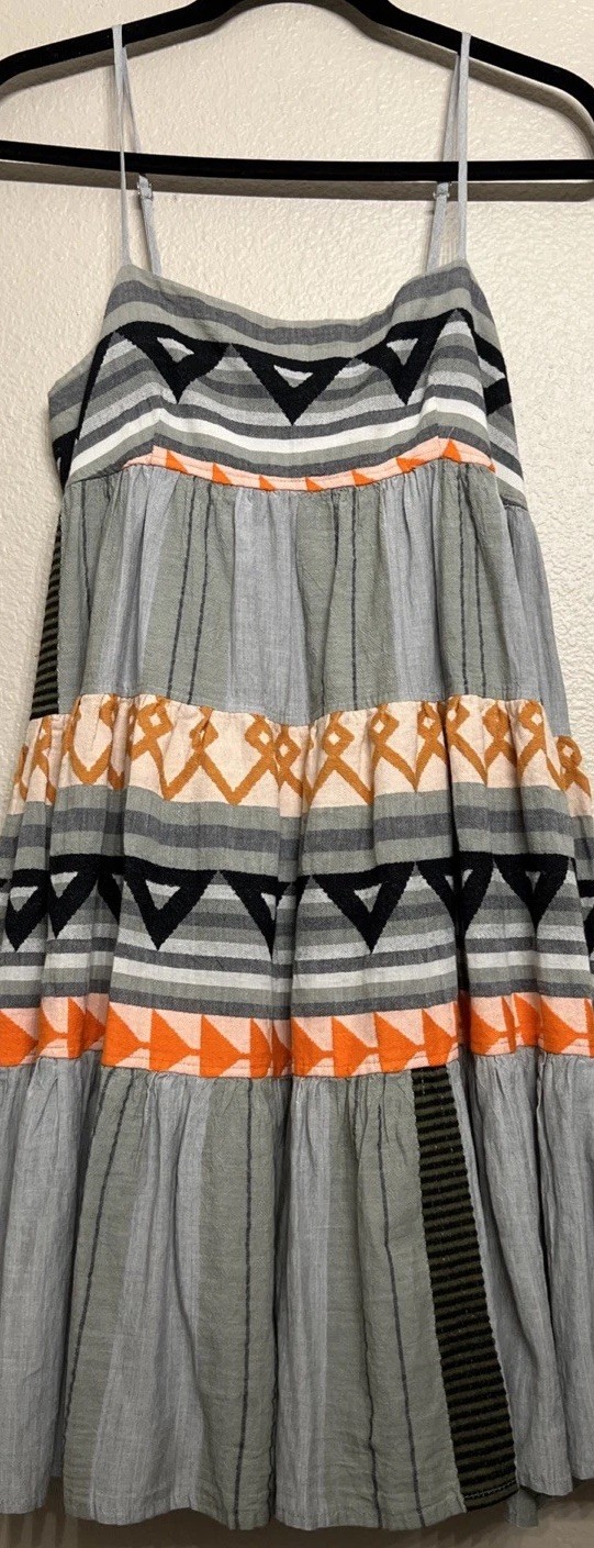 Devotion Twins Square-Neck Mini Cotton  Dress Siz… - image 1