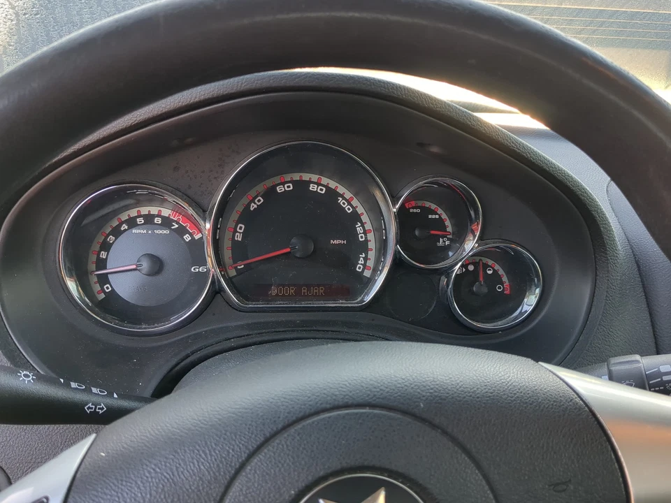 Cuadro de instrumentos velocímetro Pontiac G6 2008-2009 medidores R6SZE Foto 3 de 4