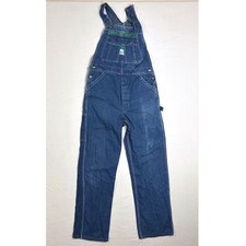 Liberty Mens Blue Denim Overalls Bib Workwear 36x33 USA Farmer Carpenter Utility
