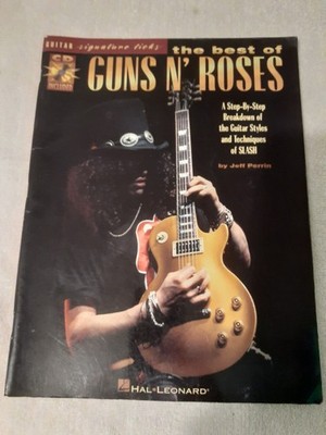Hal Leonard The Best of Guns N' Roses Guitar Signature Licks Book with CD