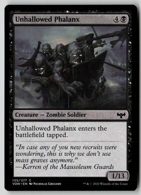 Unhallowed Phalanx Innistrad: Crimson Vow #135