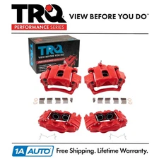 TRQ Performance Brake Caliper Set Performance For 03-09 4Runner 07-14 FJ Cruiser