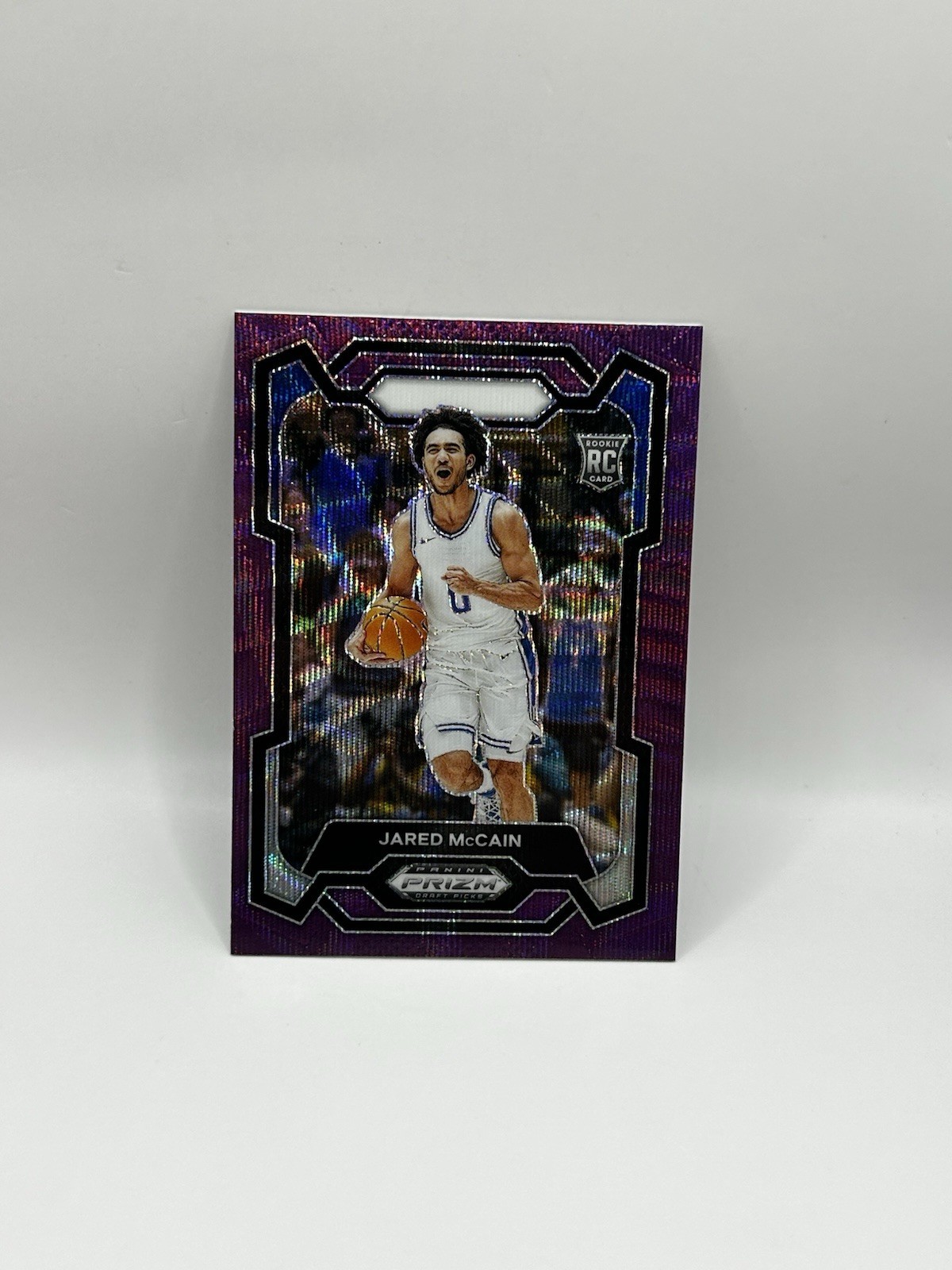 2024 Panini Prizm Draft Picks - Jared McCain #35 Purple Wave Prizm (RC) Rookie 