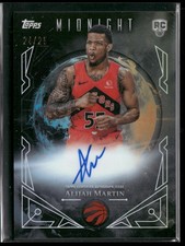 Alijah Martin /25 2025-26 Topps Midnight Midnight Sun Signatures Rookies #MSR-AM