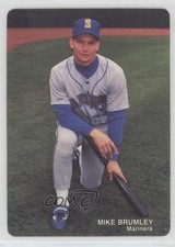 1990 Mother's Cookies Seattle Mariners Stadium Giveaway Mike Brumley #26 fm0
