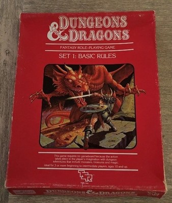 Dungeons & Dragons: Basic Rules Set 1 Boxed Set 1983