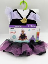 NEW Baby Disney Villains Little Mermaid Ursula Dress Halloween Costume 6-12M