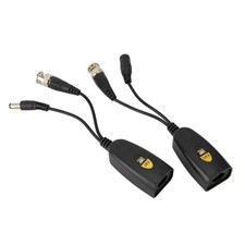 1 Pair BNC To POE Adapter Balun Connector Twisted Pair Transmitter Accessories