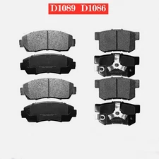 Front Rear Ceramic Brake Pads Set For Honda CR-V 2007-2011 Acura RDX 2010-2012