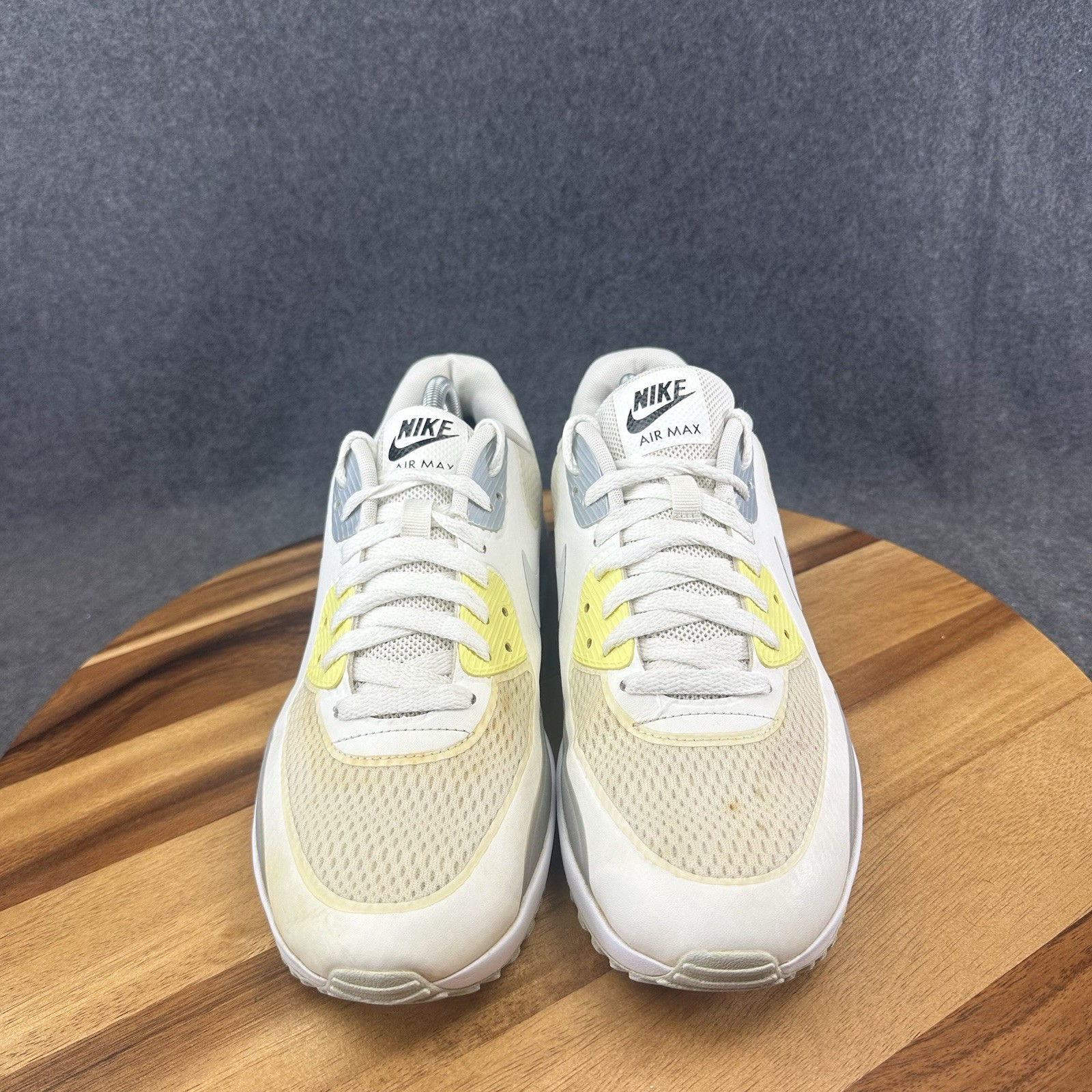 Nike Air Max 90 Golf White Metallic Platinum Spikeless Men's Size 10.5 thumbnail 4