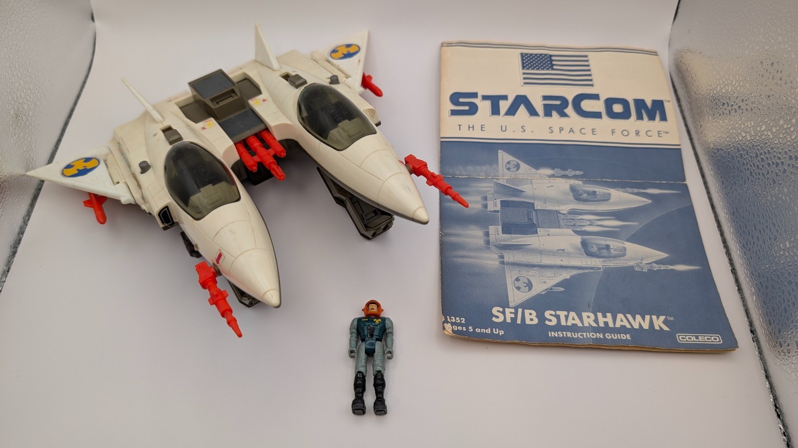 Coleco Starcom 1987 SF B Starhawk Fighter Bomber - Complete