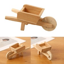 Kitchen Furnishings Wheelbarrow Cart Model Decorations Pretend Playset