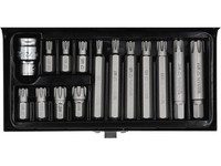 Yato Bitsatz Ribe M6-M14 15Tlg. Im Metallkasten YT-0419