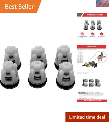 #ad High Quality Cleaning Replacement Valve Kit for Pressure Washer Pumps 6 Valves $40.49