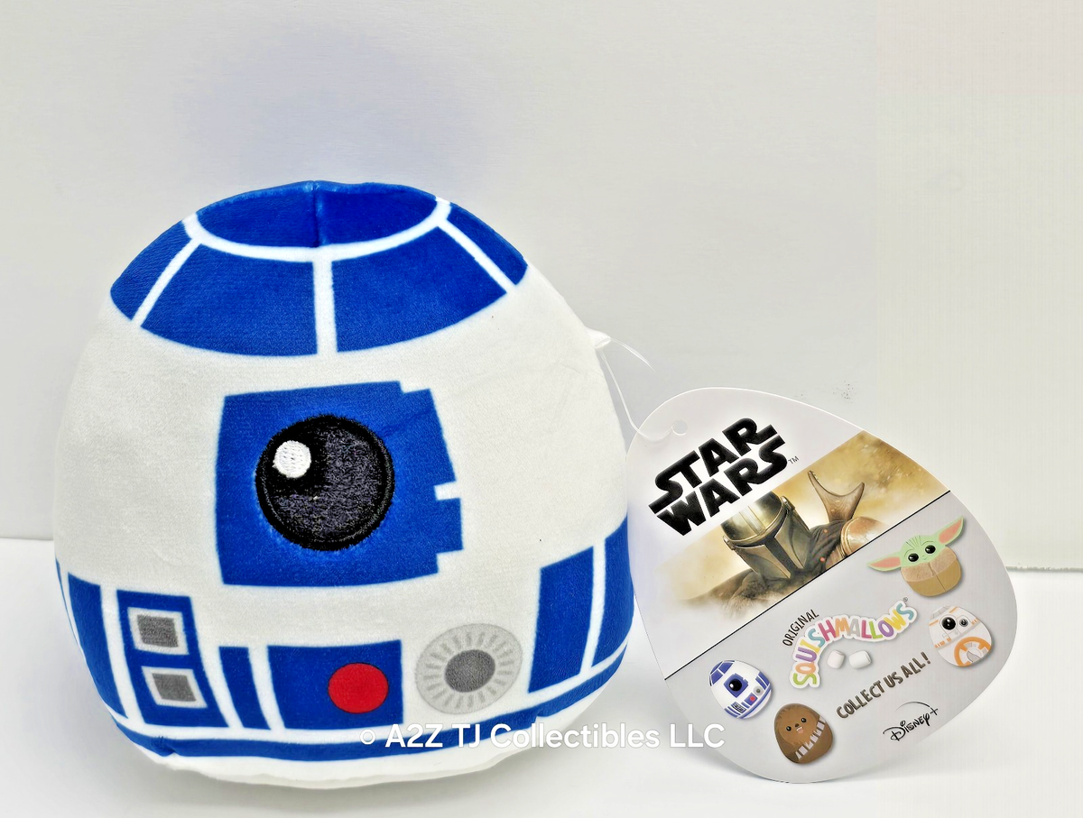 Squishmallows Star Wars Plush Set R2-D2 Droid Chewbacca Wookie BB