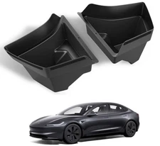 Spigen Trunk Organizer 2 Pack Storage Bins for 2024-26 Tesla Model 3 Highland