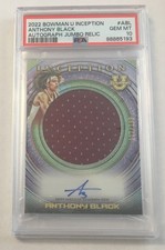 2022-23 Bowman U Inception # /199 Anthony Black RC Auto Jumbo Relic PSA 10 POP 3