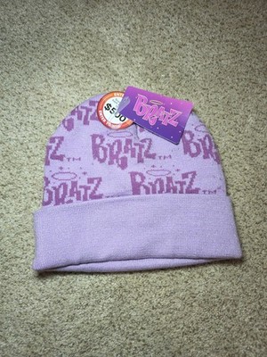 Bratz All Over Logo Knit Beanie NWT