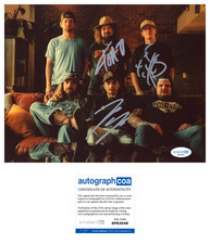 'Ole 60' Folk Country Band Signed 8x10 Photo 'Jacob, Ryan & Dustin' ACOA