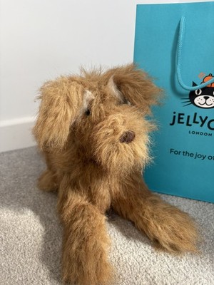 Jellycat Scruffles Rescue Dog Goodwoof 2026 Exclusive SOLD OUT Rare BNWT + bag
