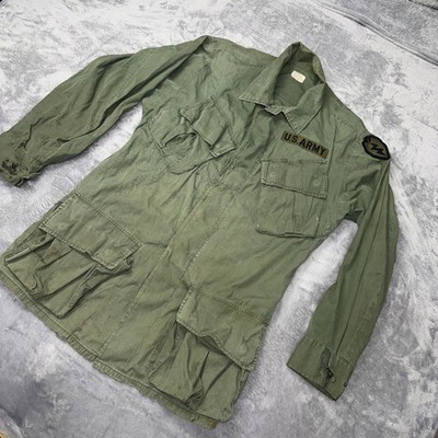 1960s Vietnam Military 3rd Pattern Poplin Jungle Jacket Size small
